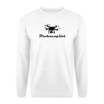 Drohnen Pilot - Unisex Pullover - Weiß - Vorne