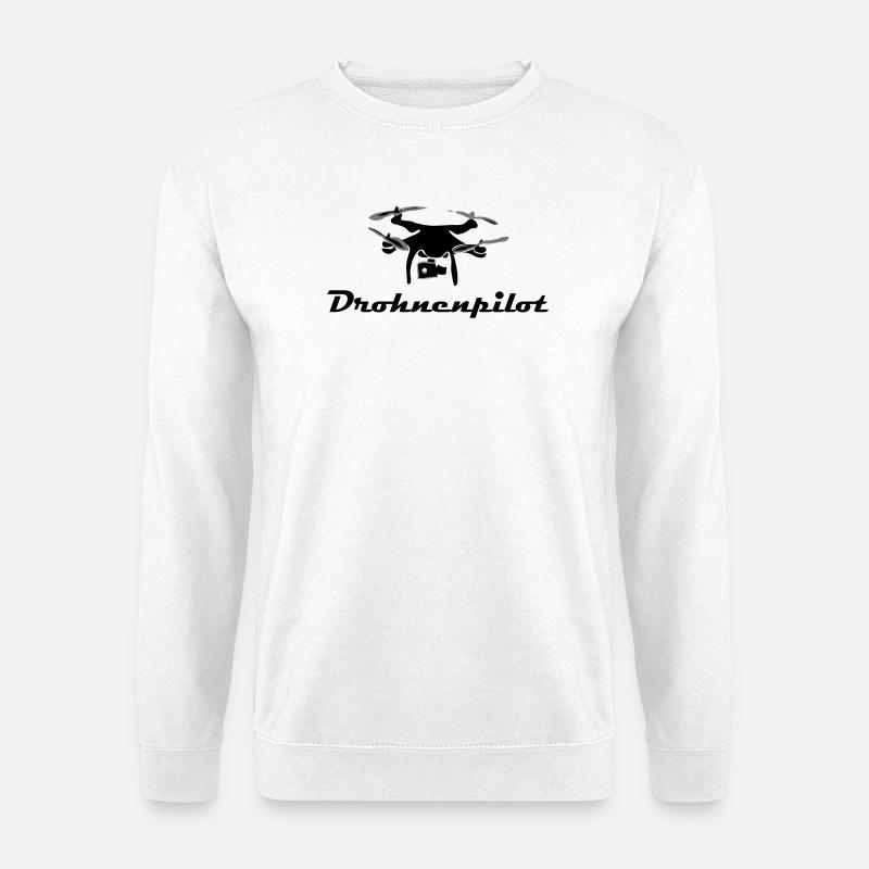 Drohnen Pilot - Unisex Pullover - Weiß