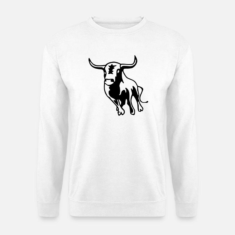 Stier,Torero,Bulle,Matador, - Unisex Pullover - Weiß