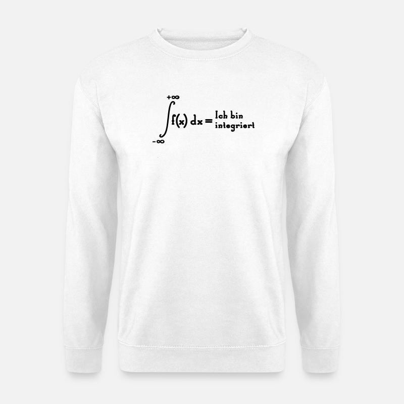 I am integrated - Unisex Sweatshirt - white