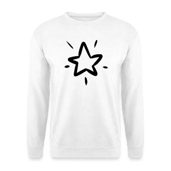 Sternen Solo - Unisex Pullover - Weiß - Vorne