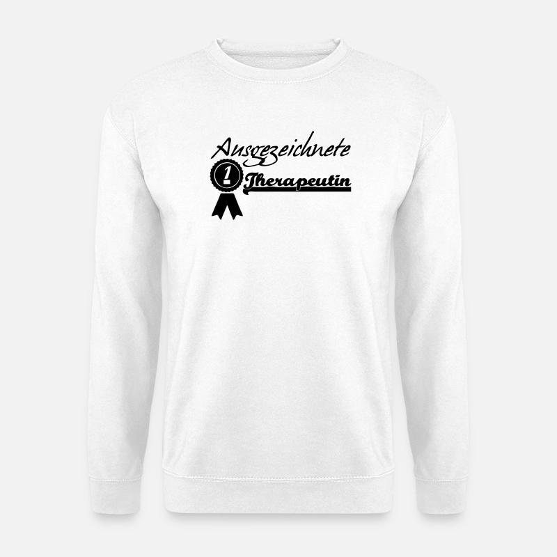 Ausgezeichnete Therapeutin Geschenk - Unisex Pullover - Weiß