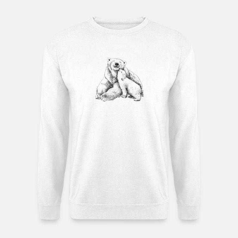 Eisbär - Unisex Pullover - Weiß