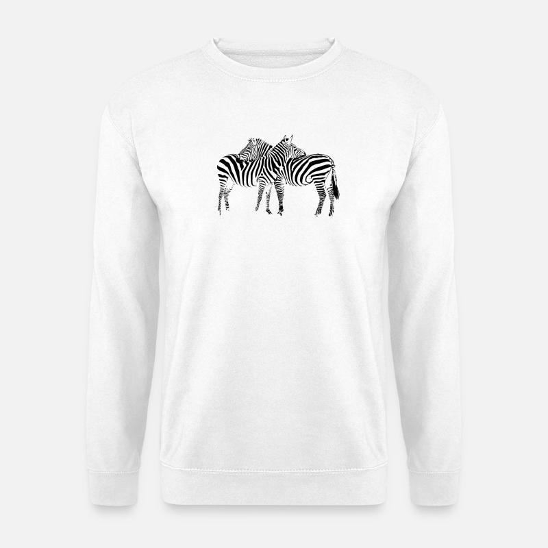 Zebra - Unisex Sweatshirt - white