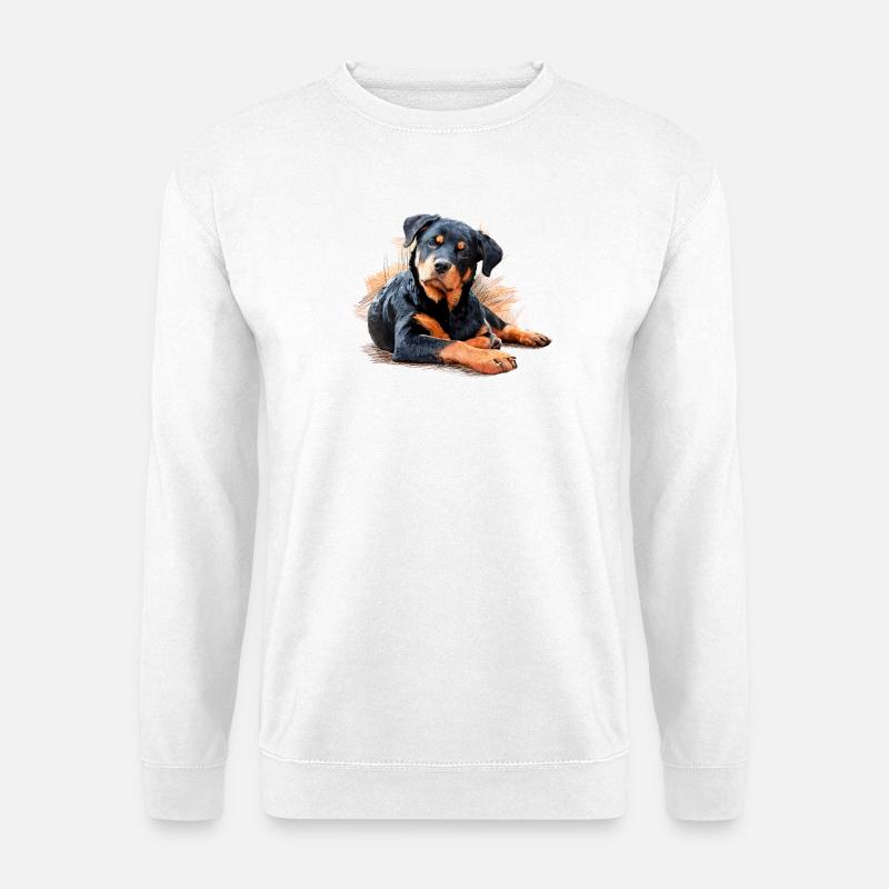 Rottweiler - Unisex Pullover - Weiß