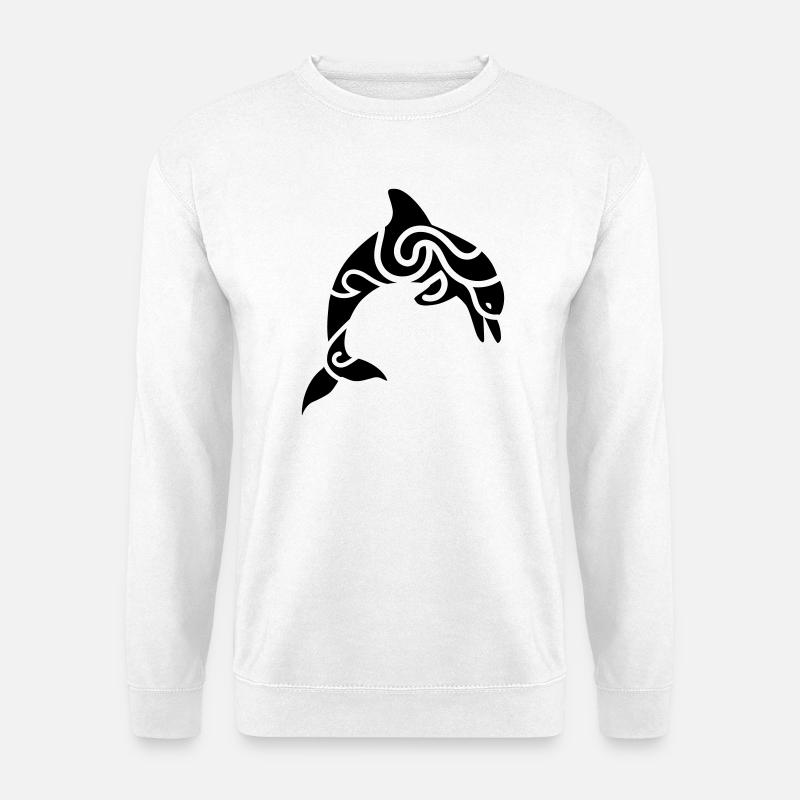 Dolphin - Unisex Sweatshirt - white