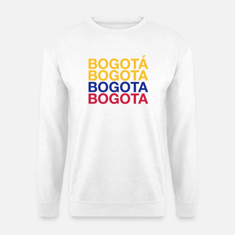 BOGOTA Colombia Kolumbien - Unisex Pullover - Weiß