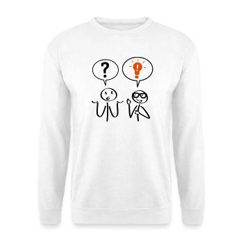 Problemlöser - Unisex Pullover - Weiß - Vorne