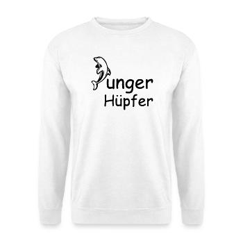 Junger Hüpfer Geschenk - Unisex Pullover - Weiß - Vorne