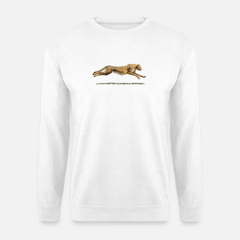 Leopard - Unisex Pullover - Weiß