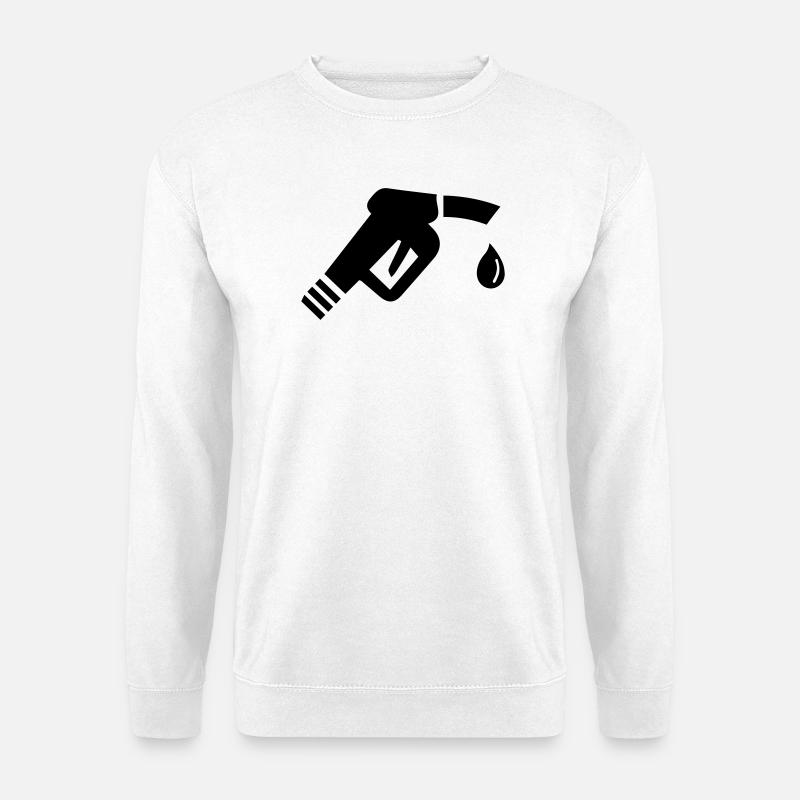 Tankstellen Zapfhahn - Unisex Pullover - Weiß