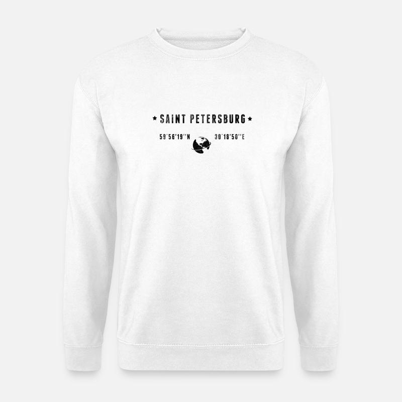 St Petersburg - Unisex Pullover - Weiß