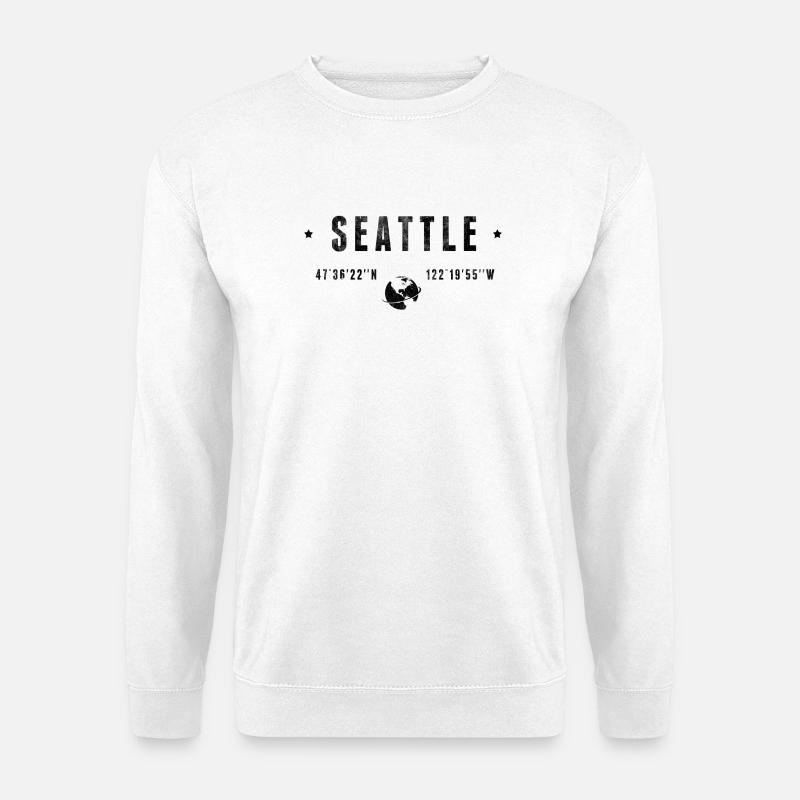 Seattle - Unisex Pullover - Weiß