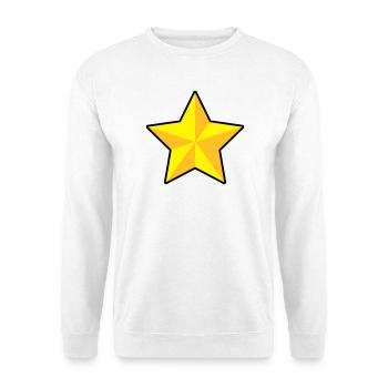 3D Stern | 3D Star | Dimension - Unisex Sweatshirt - white - Front