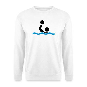water polo - Unisex Sweatshirt - white - Front