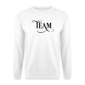 team - Unisex Sweatshirt - white - Front