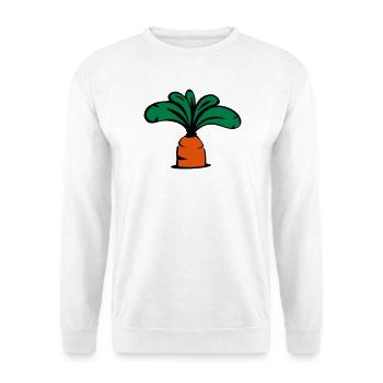 Carrot icon - Unisex Sweatshirt - white - Front
