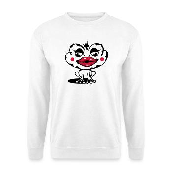 A toad with a thick lip - Unisex Sweatshirt - white - Front