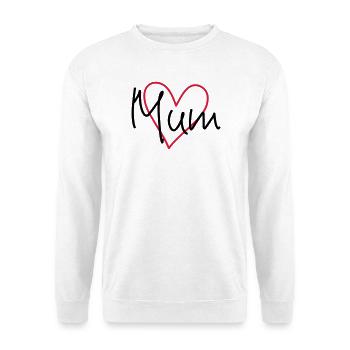 Anniversaire fête des mères - Sweat-shirt Unisexe - blanc - Devant