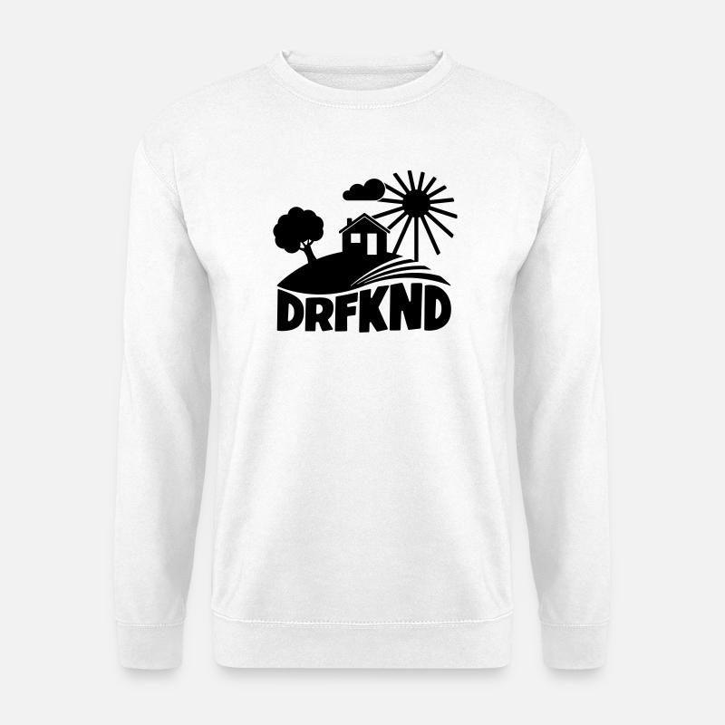 Dorfkind Landleben Heimat Motiv - Unisex Pullover - Weiß