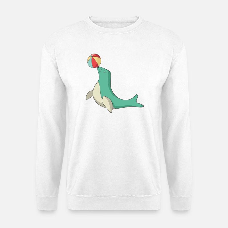seal - Unisex Sweatshirt - white