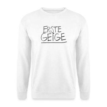 Erste Geige - Unisex Pullover - Weiß - Vorne