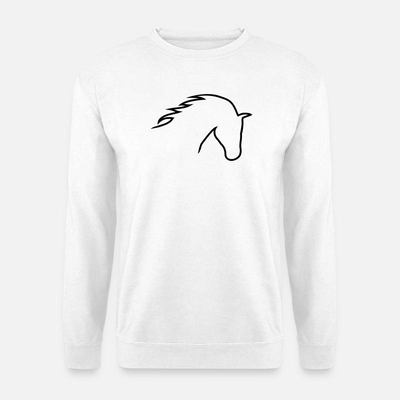 Horsehead - Unisex Sweatshirt - white