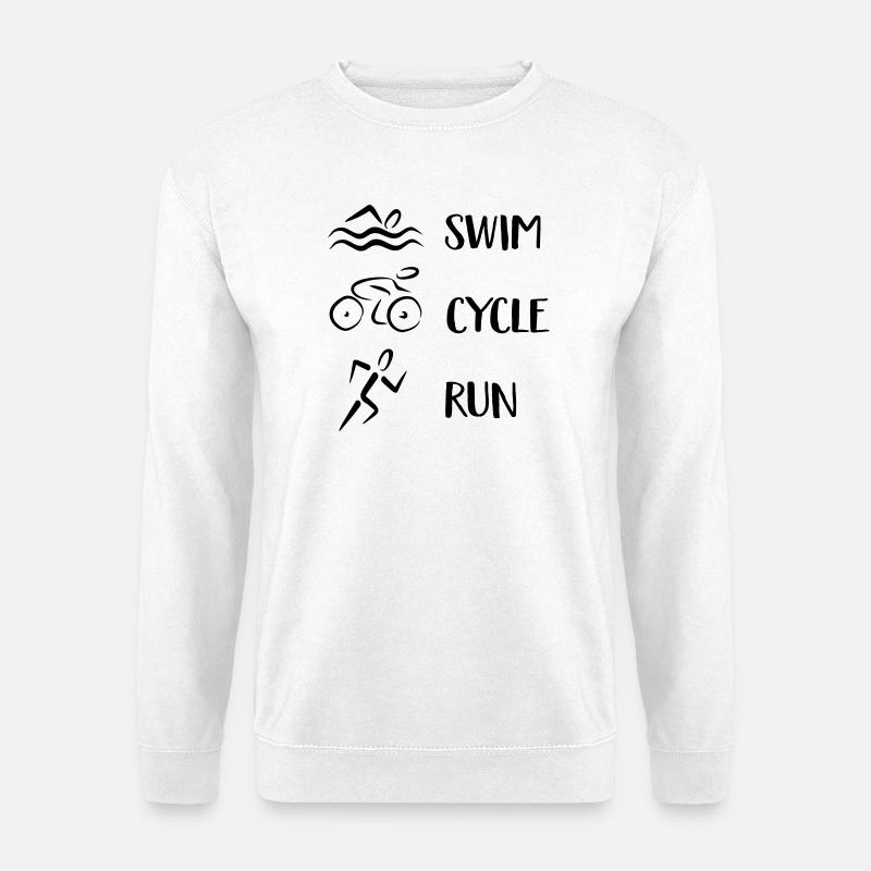 Triathlon - Unisex Sweatshirt - white