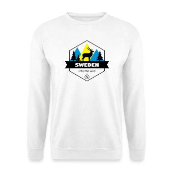 La Suède dans la nature - Sweat-shirt Unisexe - blanc - Devant