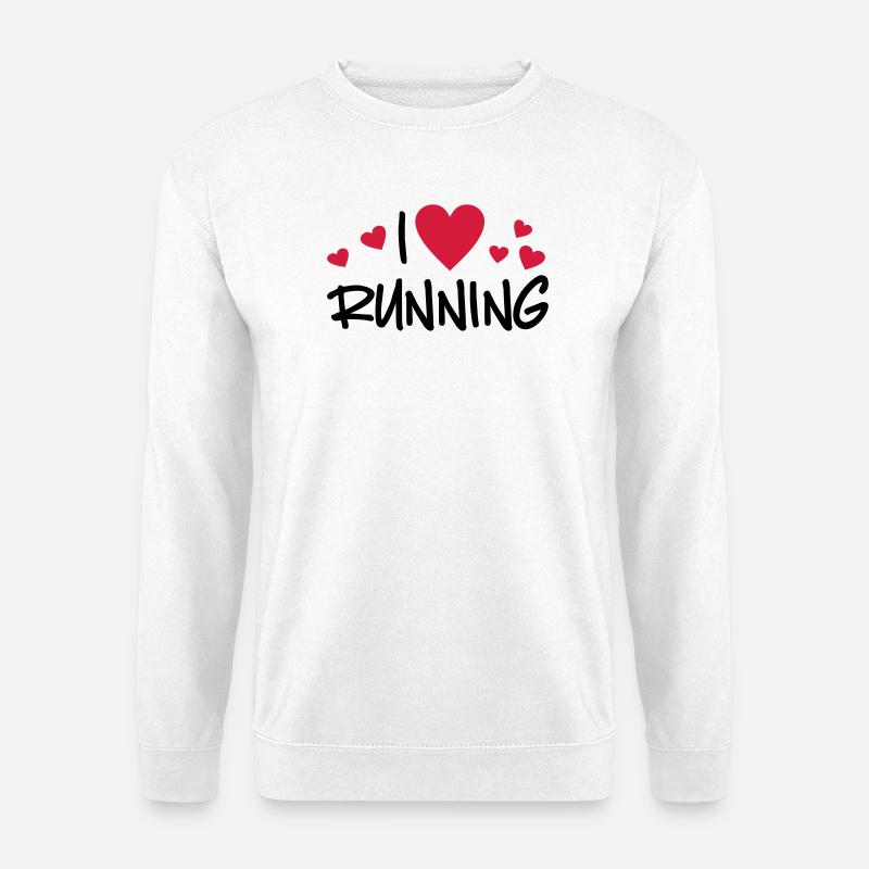 run - Unisex Sweatshirt - white