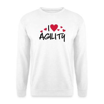 Agility - Unisex Sweatshirt - white - Front
