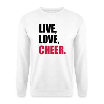 Les pom-pom girl - Sweat-shirt Unisexe - blanc - Devant