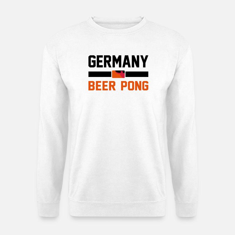 Germany Beer Pong - Unisex Pullover - Weiß