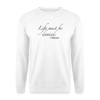 Danse - Sweat-shirt Unisexe - blanc - Devant
