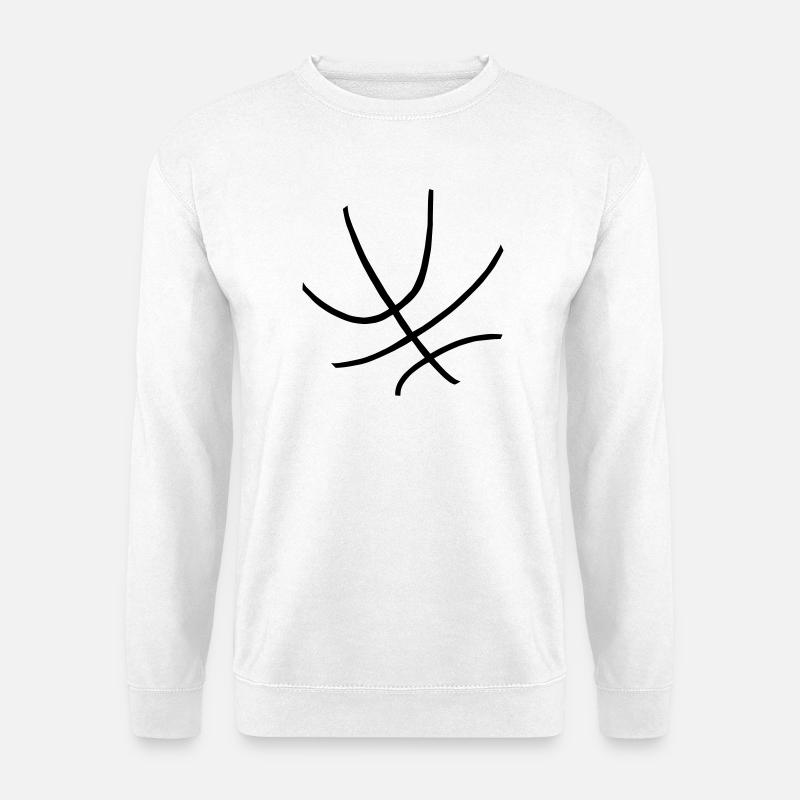 Ein Basketball - Unisex Pullover - Weiß