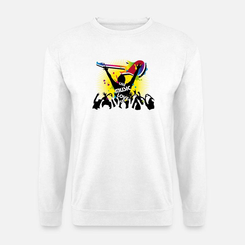 Festival Besucher - Unisex Pullover - Weiß