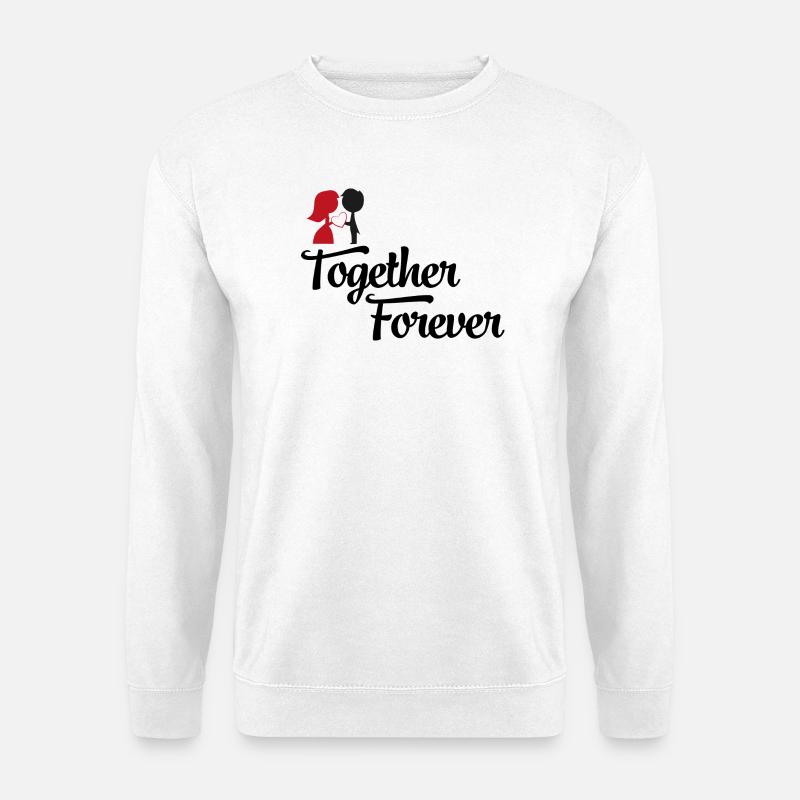 hochzeitspaar - Unisex Pullover - Weiß
