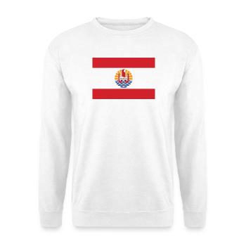 Polynésie - Unisex Pullover - Weiß - Vorne