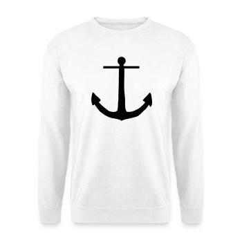 anker - Unisex Pullover - Weiß - Vorne
