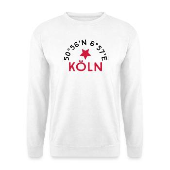 Köln - Unisex Pullover - Weiß - Vorne