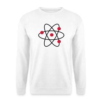 Atom - Unisex Pullover - Weiß - Vorne
