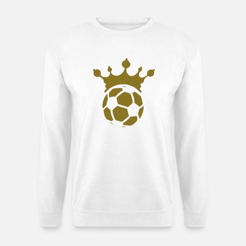 Fußball Königin - Unisex Pullover - Weiß