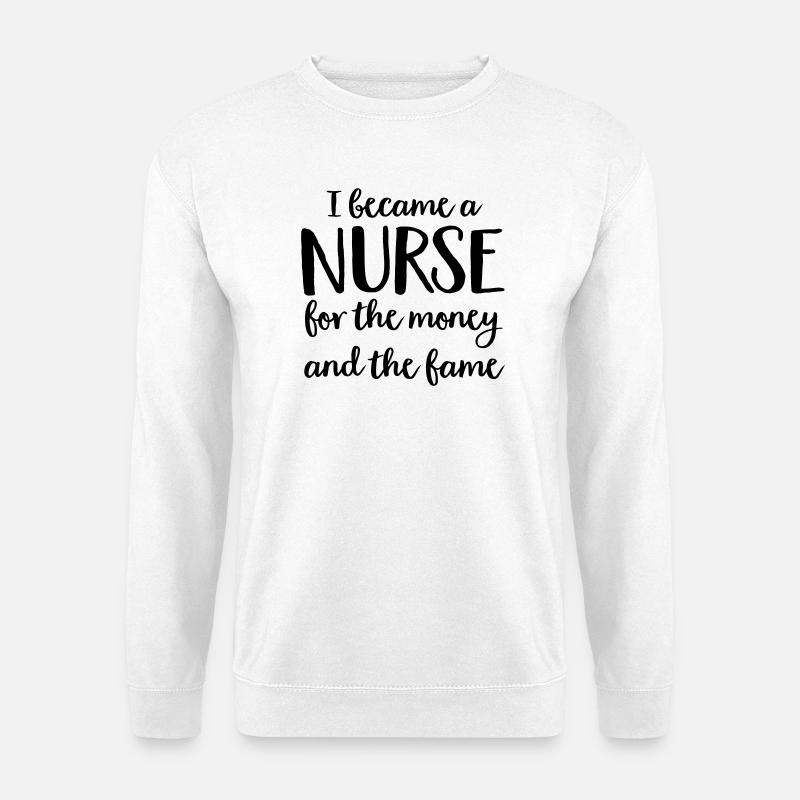 nurse - Unisex Sweatshirt - white