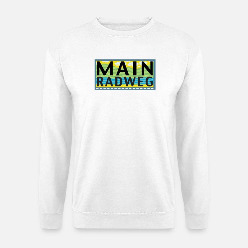 Main Radweg - Unisex Pullover - Weiß