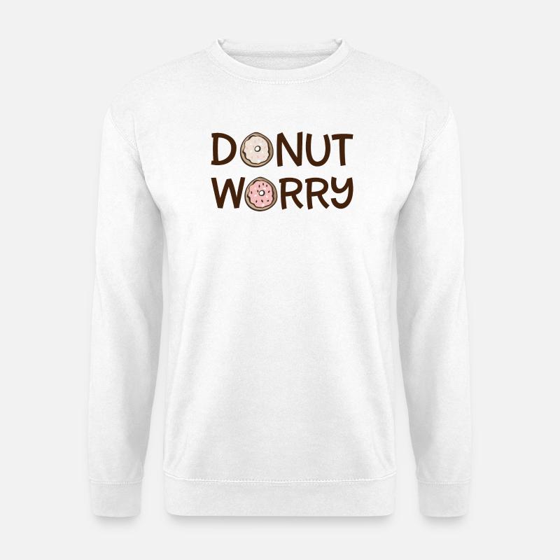 Donut worry - Unisex Sweatshirt - white