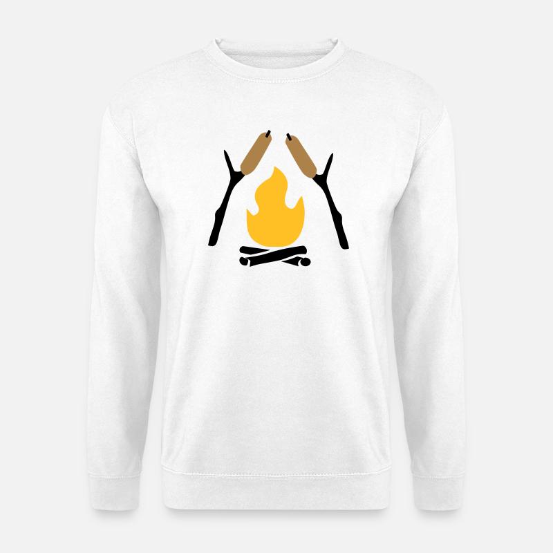 6061912 127479740 Stockbrot - Unisex Pullover - Weiß