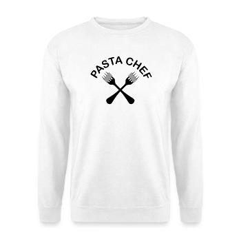 pasta - Unisex Sweatshirt - white - Front