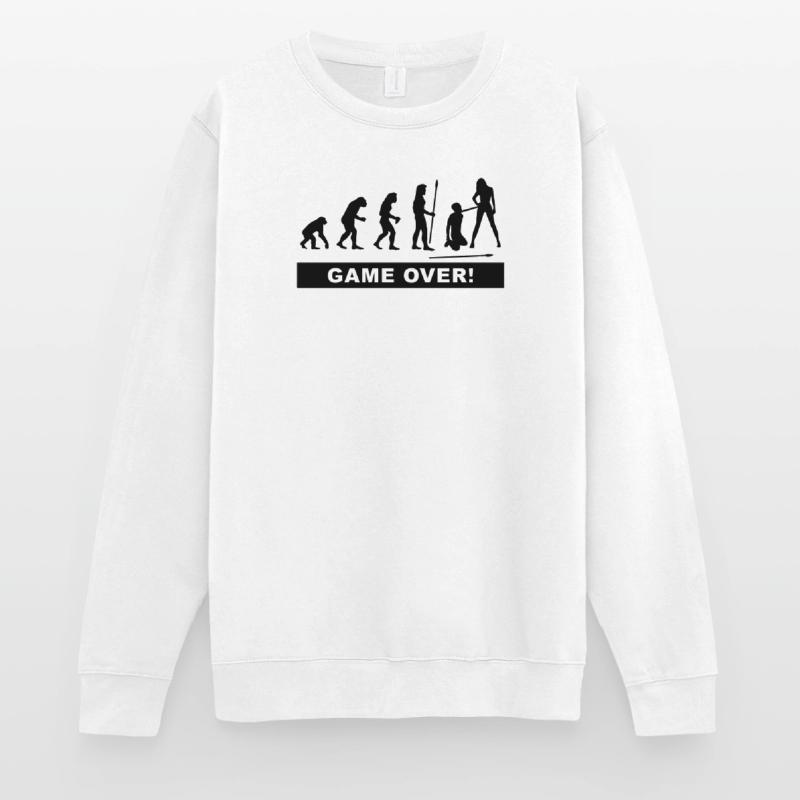 evolution_wedding2 Unisex Pullover
