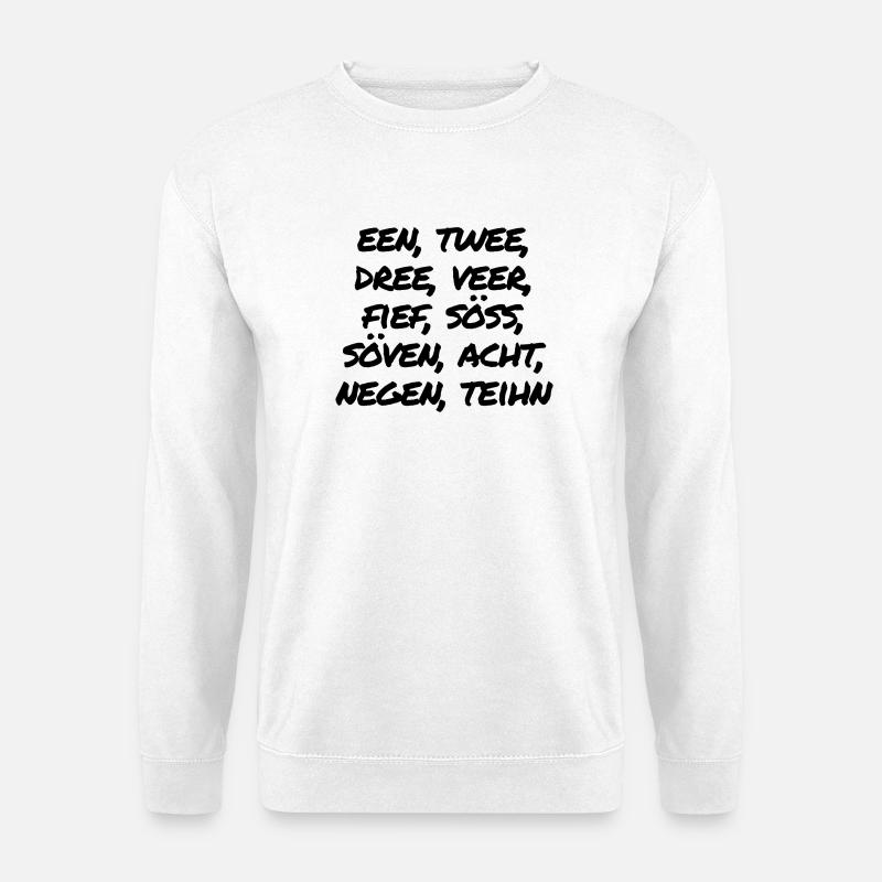 Zahlen - Unisex Pullover - Weiß