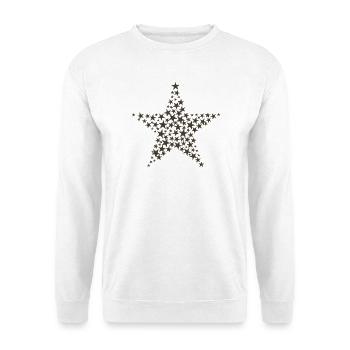 Stars Medellin Brands Star Star Star - Unisex Sweatshirt - white - Front